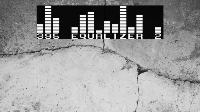 395 equalizer 2 Font examples