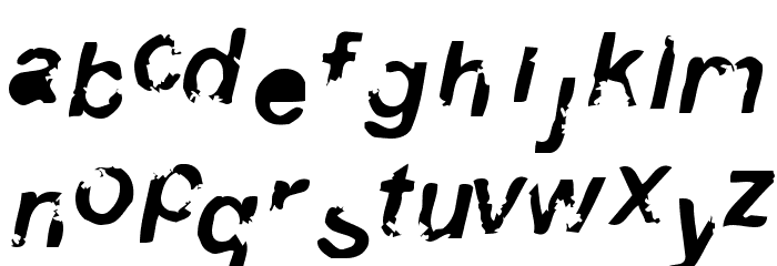 3 Font LOWERCASE