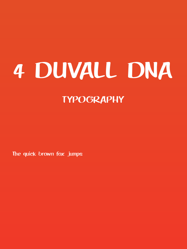 4 DuVall DNA Poster