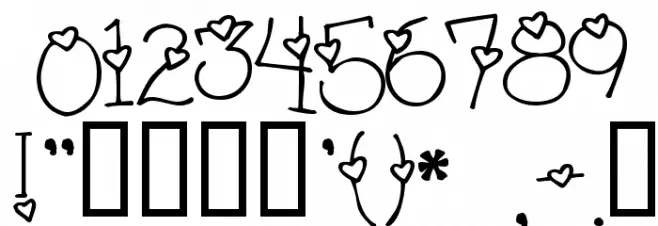 4 my lover Fuentes OTROS CHARS