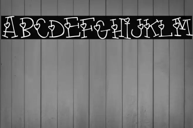 4 my lover Шрифта examples