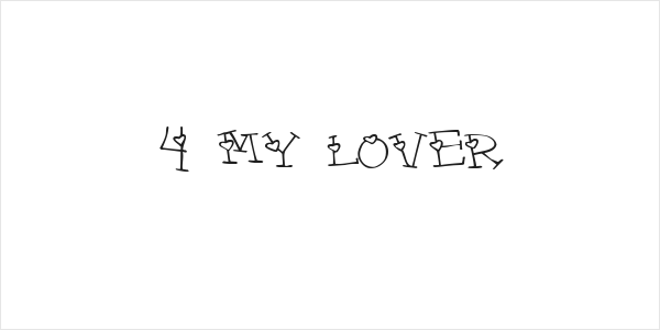 4 my lover Logo