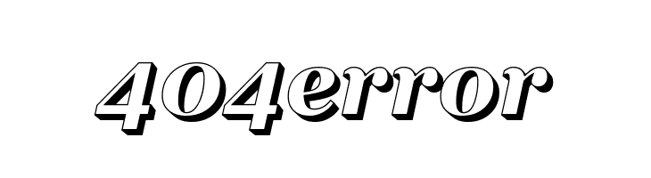 404error Font