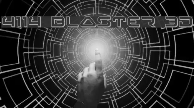 4114 Blaster 3D フォント examples