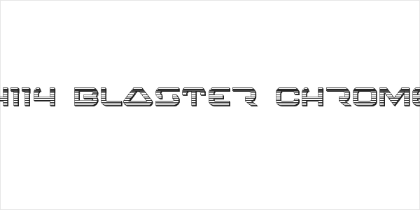 4114 Blaster Chrome Logo