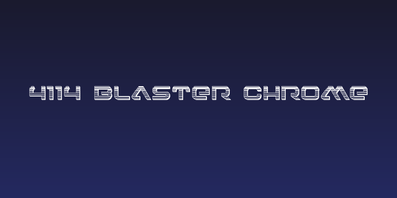 4114 Blaster Chrome Social Header