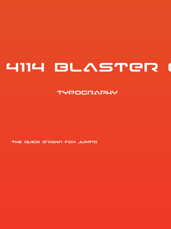 4114 Blaster Expanded Poster