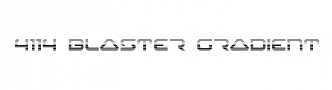 4114 Blaster Gradient  baixar fontes gratis