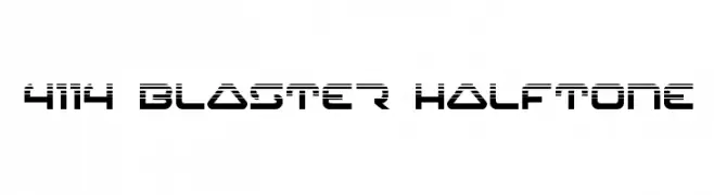 4114 Blaster Halftone  baixar fontes gratis