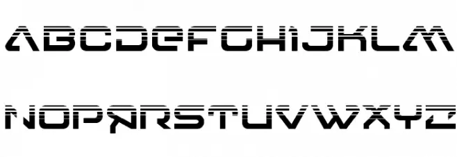 4114 Blaster Halftone Schriftart Groß