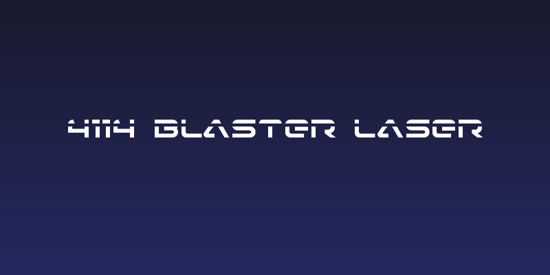 4114 Blaster Laser Social Header