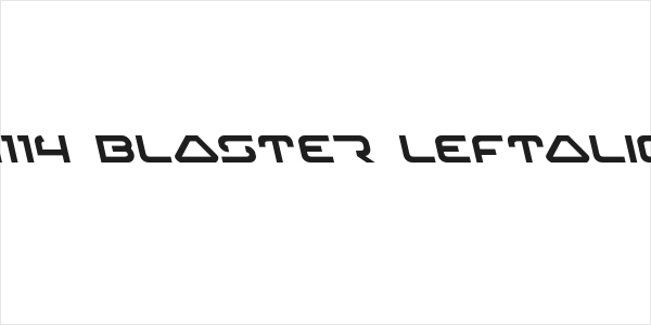 4114 Blaster Leftalic Logo