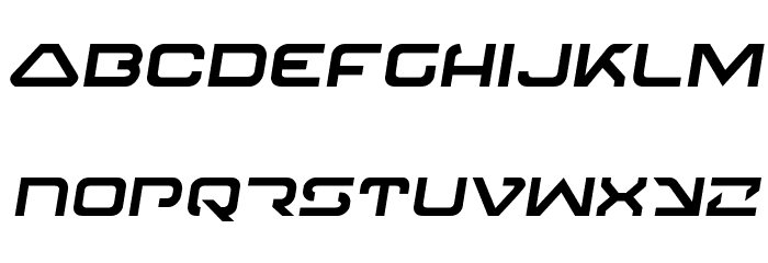 4114 Blaster Semi-Italic フォント 小文字