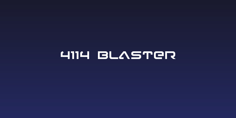 4114 Blaster Social Header