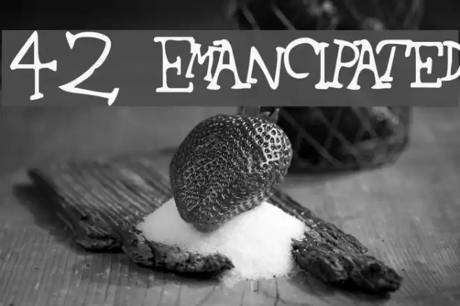 42 Emancipated फ़ॉन्ट examples
