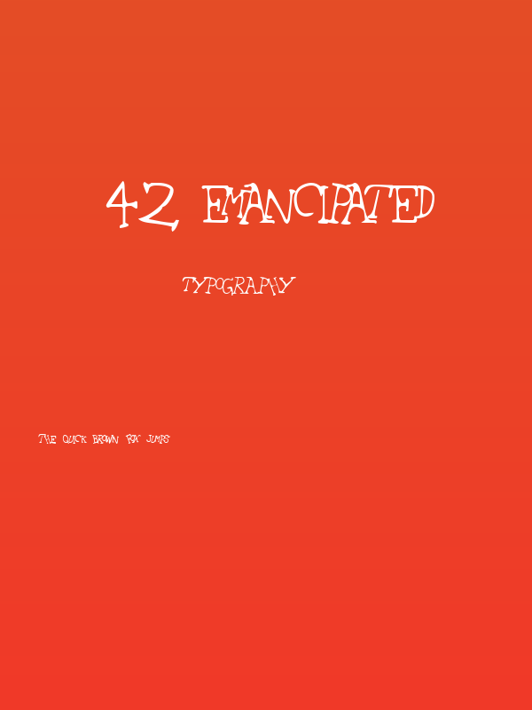 42 Emancipated Poster