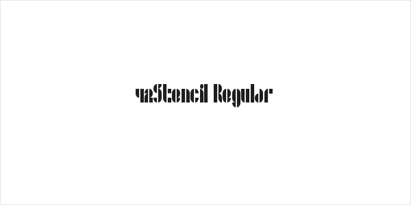 42Stencil Regular Logo