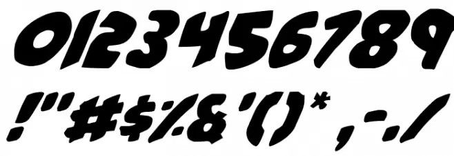 #44 Font Italic Polices AUTRES CHARS