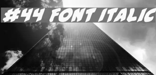 #44 Font Italic Polices examples