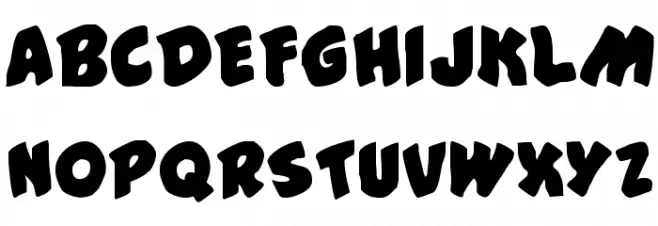 #44 Font Schriftart Groß