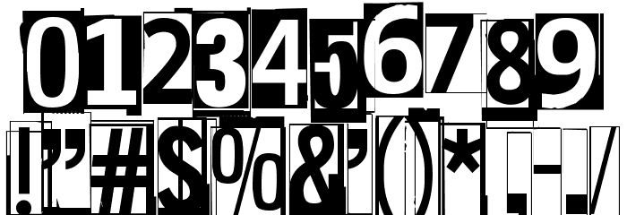 46 Inconspicuous Signs Polices AUTRES CHARS