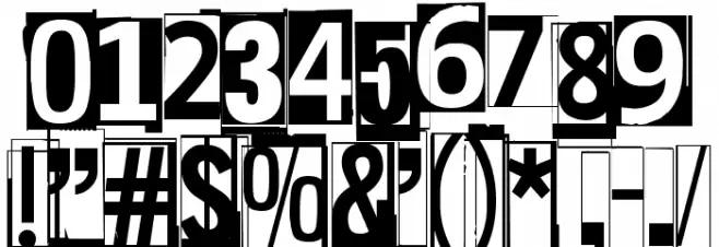 46 Inconspicuous Signs خط محارف أخرى