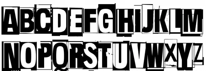 46 Inconspicuous Signs Font Litere mari
