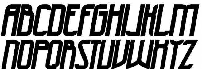 47 Bold Italic Font UPPERCASE