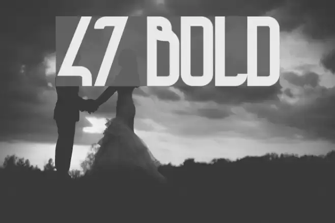 47 Bold Font examples