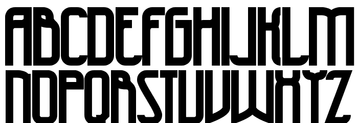 47 Bold Font LOWERCASE