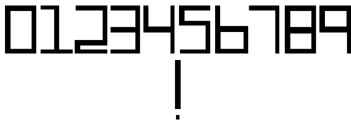 486 Regular Font OTHER CHARS