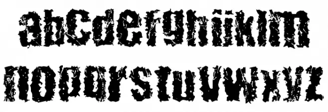 48ver lost Font Litere mici