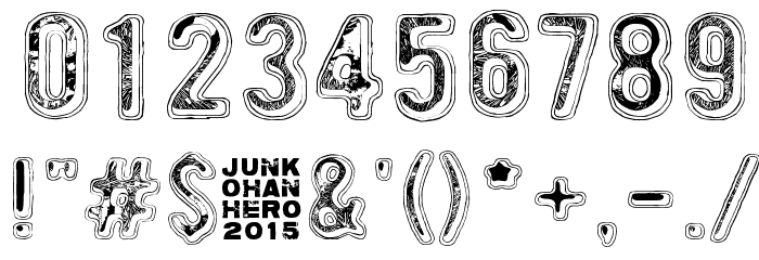 49 birthdays Font OTHER CHARS