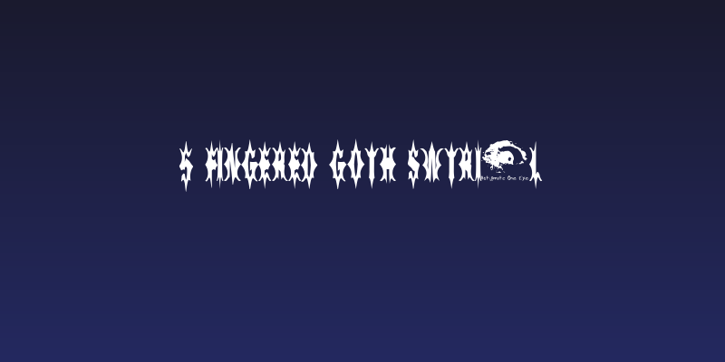 5 Fingered Goth SWTrial Social Header