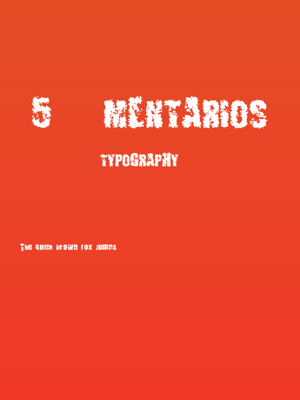 5+MENTARIOS Poster