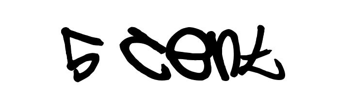 5 cent Font