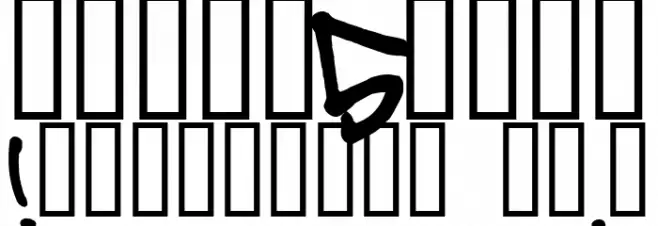 5 cent Font OTHER CHARS