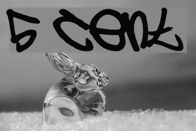 5 cent Font examples