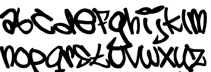 5 cent Font LOWERCASE