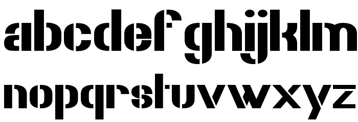 50 Blizzards Font LOWERCASE