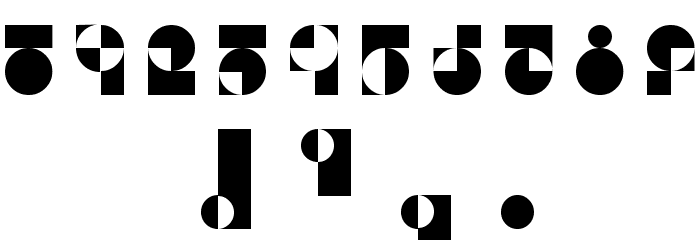 50/fifty Regular Font OTHER CHARS