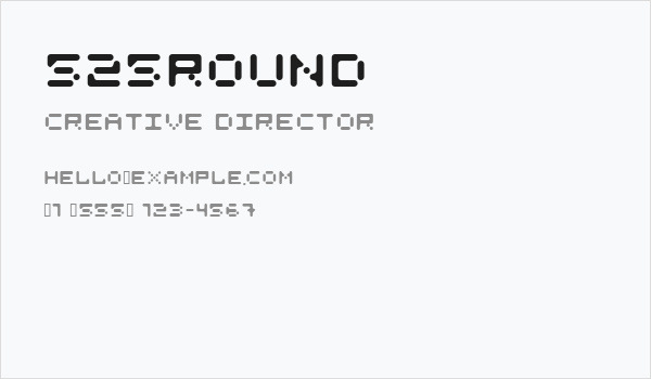 525round Business Card