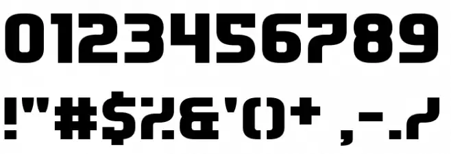 53 Dollars And 92 Cents Font OTHER CHARS