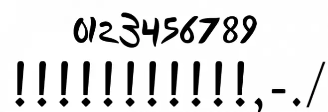 538 Eurofan Eurovision Font OTHER CHARS