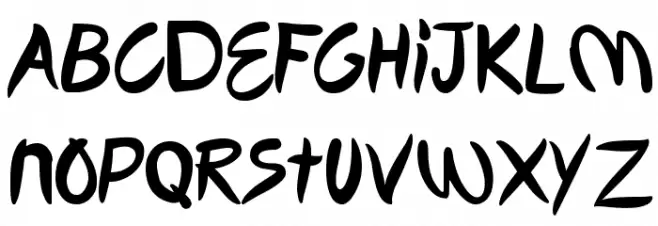 538 Eurofan Eurovision Font Litere mari