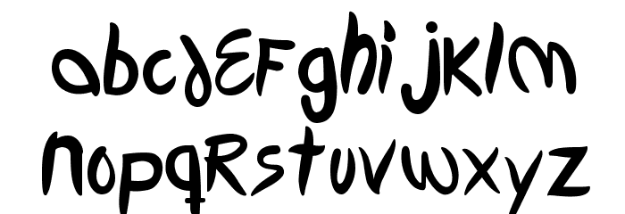 538 Eurofan Eurovision Font LOWERCASE