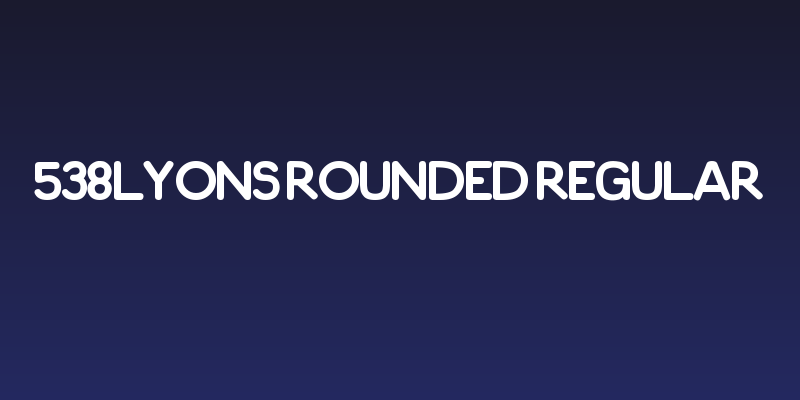 538Lyons Rounded Regular Social Header