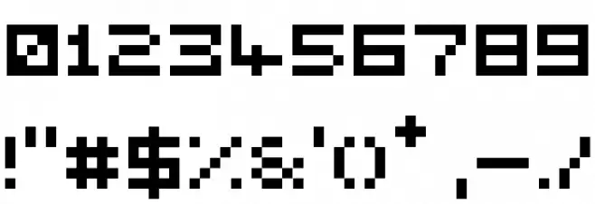 5×5 Font OTHER CHARS