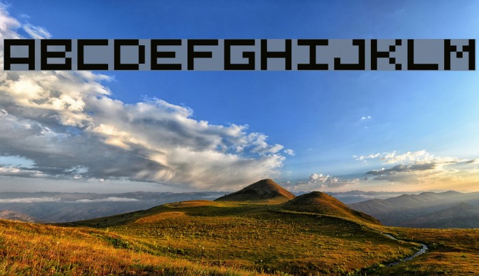 5×5 Font examples