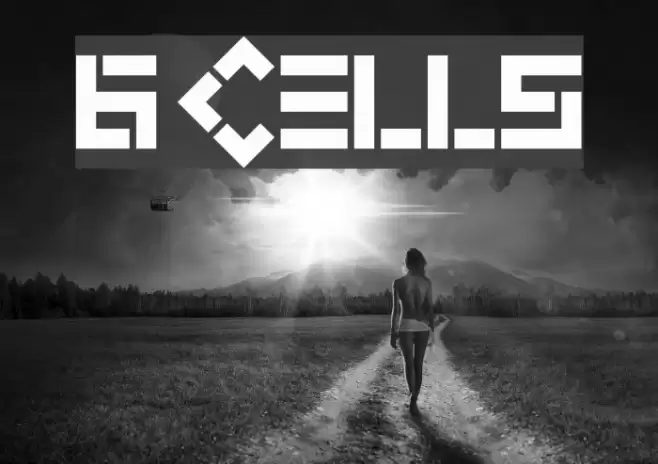 6 Cells Font examples